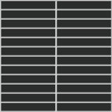 KITKAT BLACK SATIN MOSAIC 22.5X146.5