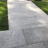 Granite Ken Black Flamed Bevelled Edge 600x400x30mm