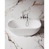 Lamont Collection Freestanding Bathtub Back To Wall O/F 1500x750x580mm