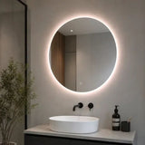 Round Sharp Back Lit LED Mirror Ø800mm x 6 mm