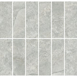 Entiva Lake Stone Grey Mosaic 50x150mm