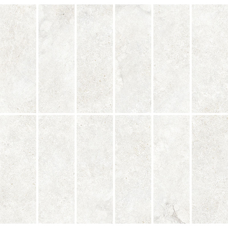 Entiva Lake Stone White Mosaic 50x150mm