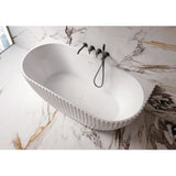 Lamont Collection Freestanding Bathtub Back To Wall O/F 1500x750x580mm