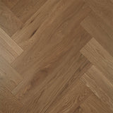 De Marque European Oak Engineered Flooring Herringbone Latte 600x120x15/4mm