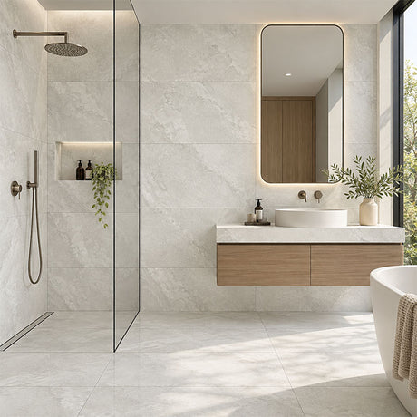 Lime Stone Beige Honed 600x1200