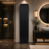 Lisa Tallboy Freestanding Matt Black 400x450x1800mm