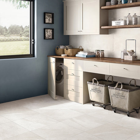 Lithos White Matt 600x600