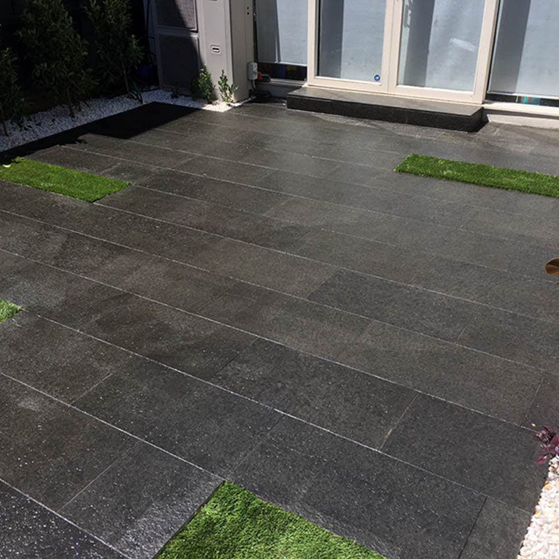 Lux Black Flamed Paving 800x400x20mm