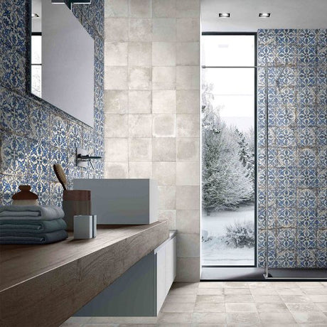 MAIOLICHE CEMENTINE 900 BIANCO PLAIN 200X200