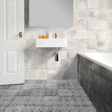 MAIOLICHE CEMENTINE 10 NERA 200X200