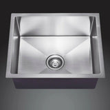 Single Bowl Sink Brushed Silver 550x450x220mm