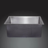 Single Bowl Sink Brushed Silver 550x450x220mm