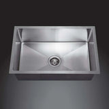 Single Bowl Sink Deep Brushed Silver 700x450x250mm