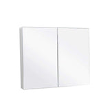 BELLA 900 Pencil Edge Mirror Cabinet Gloss White Finish 900x750x130mm