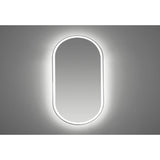 Anti Fog Capsule Mirror with Back LED Light and Touch-on Switch 450x900mm