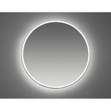 Anti Fog Round Mirror with Back LED Light and Touch-on Switch 800mm