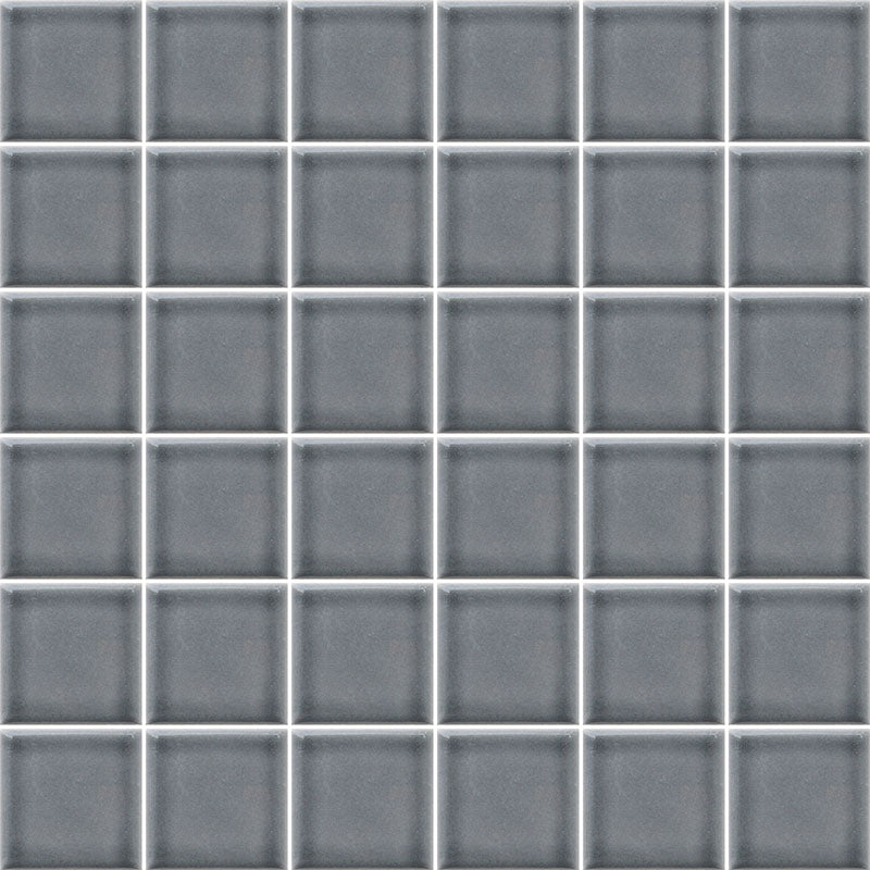 STEEL GREY GLOSS MOSAIC 47X47