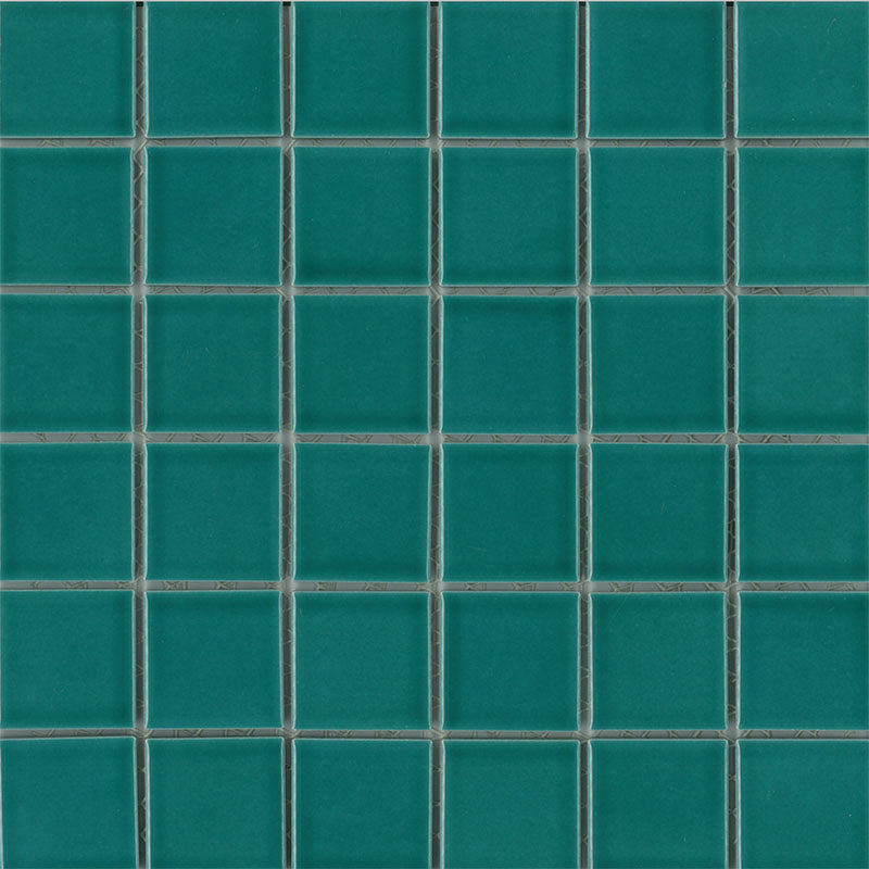 GLOSS TEAL MOSAIC 47X47