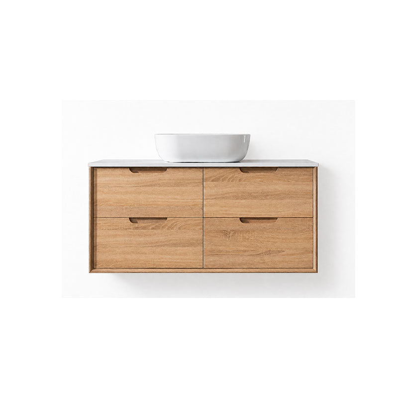 Oakdra(Hung) Series Single Bowl Prime Oak Overall 1180x455x520mm CABINET ONLY