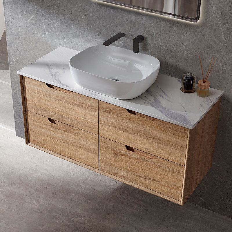 Oakdra(Hung) Series Single Bowl Prime Oak Overall 1180x455x520mm CABINET ONLY