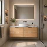 Oakdra(Hung) Series Single Bowl Prime Oak Overall 1480x455x520mm CABINET ONLY