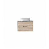 Oakdra(Hung) Series Natural Timber Overall 730x455x520mm Vanity Set With Ceramic Slimline Top (UV31)