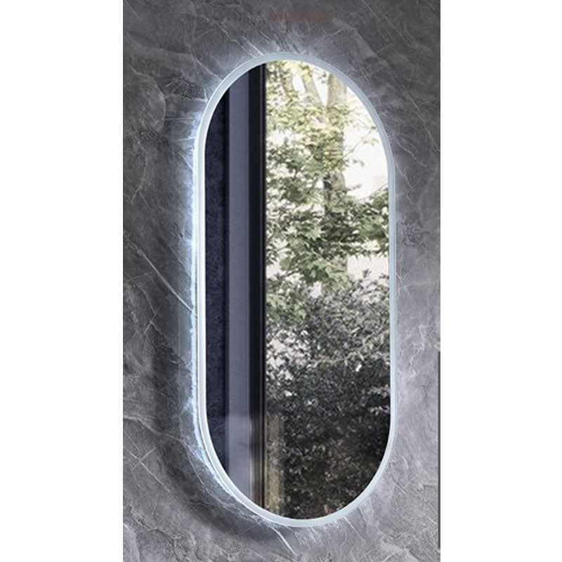 Montego LED Mirror Chrome Frame 450x900mm
