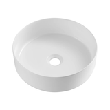 Above Counter Ceramic Basin Matte White 360x360x120mm