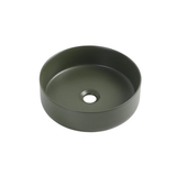 Above Counter Ceramic Basin Forest Green 360x360x120mm