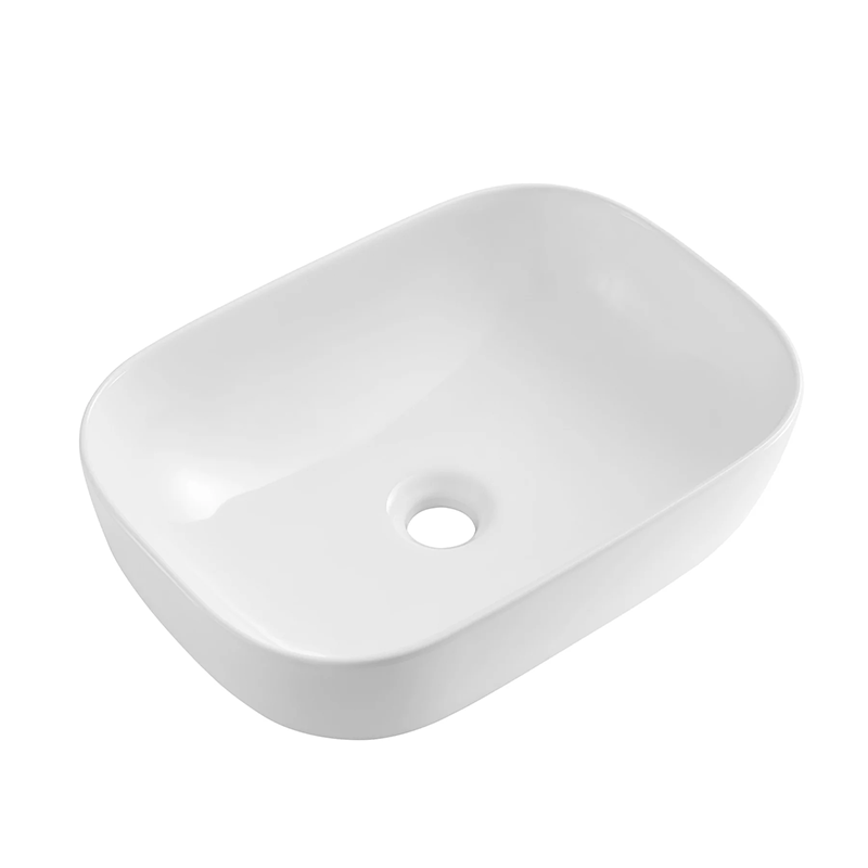 Above Counter Ceramic Basin Matte White 460x330x140mm