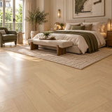 Pronto Herringbone ABC Grade European Oak Engineered Flooring Golden Sands 600x120x14/3mm