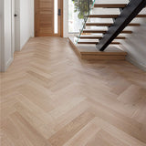 Pronto Herringbone ABC Grade European Oak Engineered Flooring Shore Break 600x120x14/3mm
