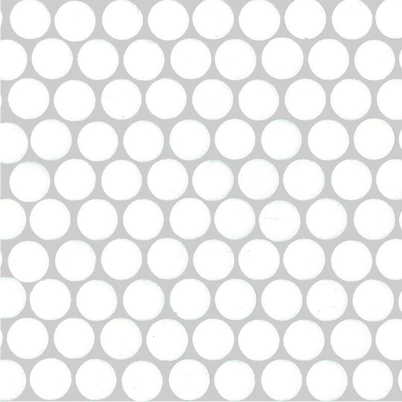 ORBIT GLOSS WHITE PENNY ROUND 20X20