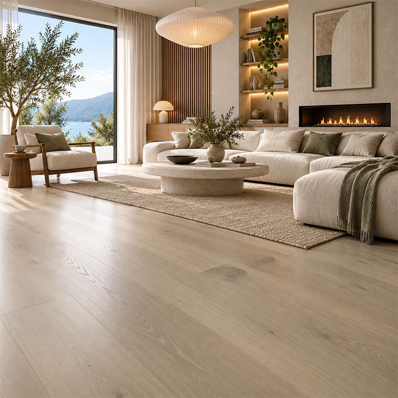 Village European Oak Engineered Flooring White Lily 1900x190x14/3mm