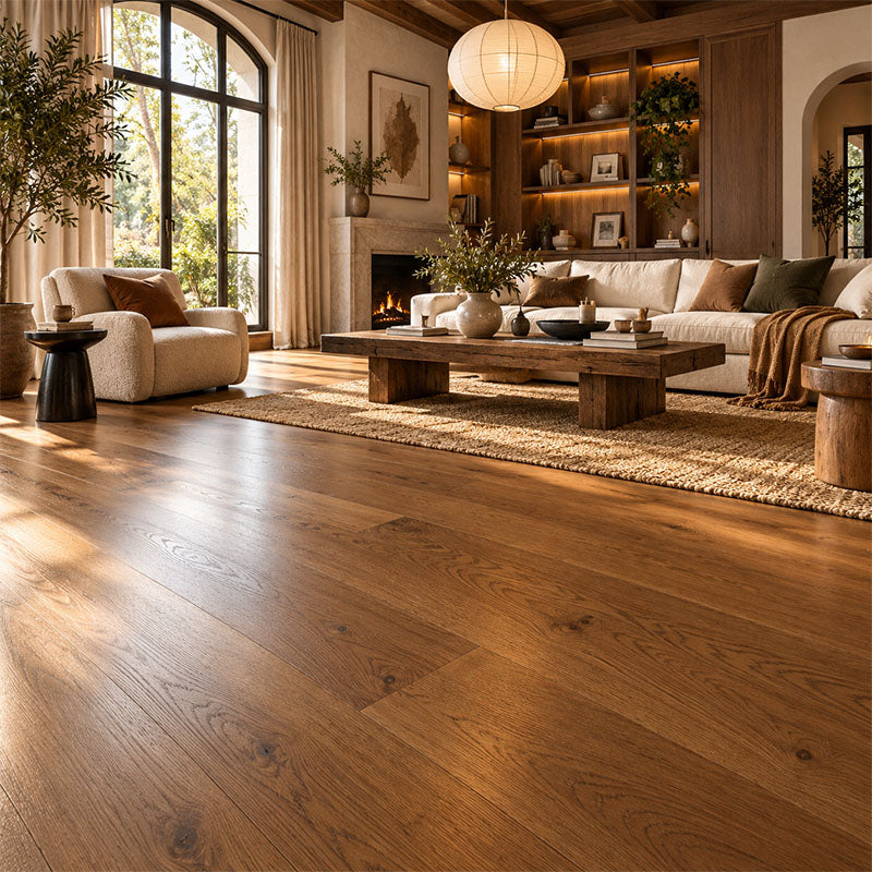 Village European Oak Engineered Flooring Brown Sugar 2200x220x14/3mm