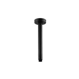 Pentro Matte Black Round Ceiling Shower Arm 200mm