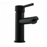 LUCID Round Matt Black Basin Mixer