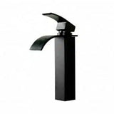 Cascade Black Waterfall Tall Basin Mixer