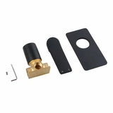 Rushy Black Built-in Shower Mixer(Brass)