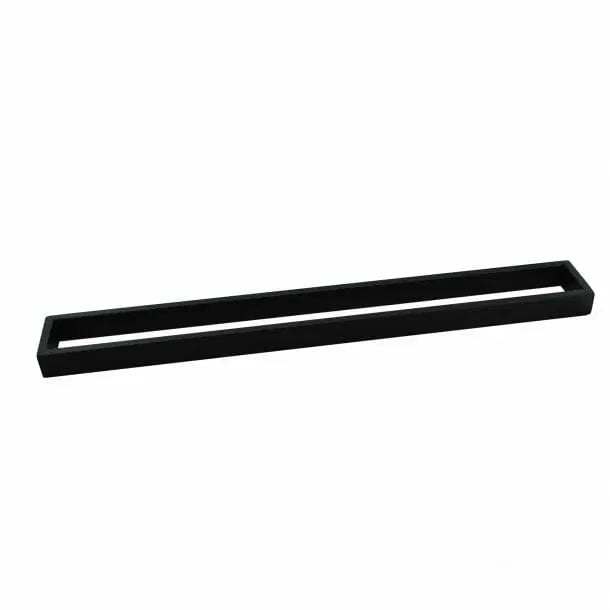 IVANO Black Single Towel Rail 800mm