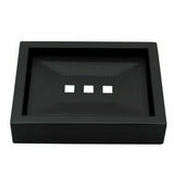 IVANO Black Soap Dish Holder