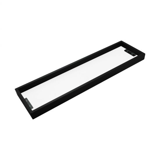 IVANO Black Glass Shelf 600mm