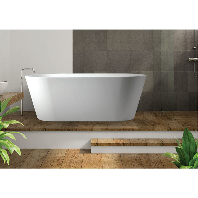 Olivia Freestanding Bathtub - 8mm Ultra Slim Rims 1500x700x600mm