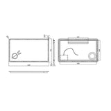 Opal Touchless LED Mirror 1200x700mm