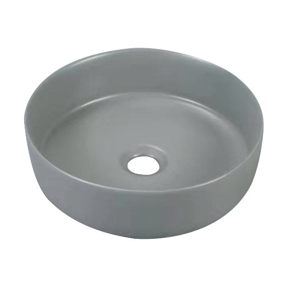 Above Counter Basin Round Concrete Grey 355x355x120mm