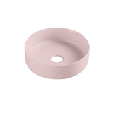 Above Counter Basin Round Matte Pink 346x346x114mm