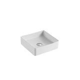 Above Counter Basin Square Matte White 375x375x110mm