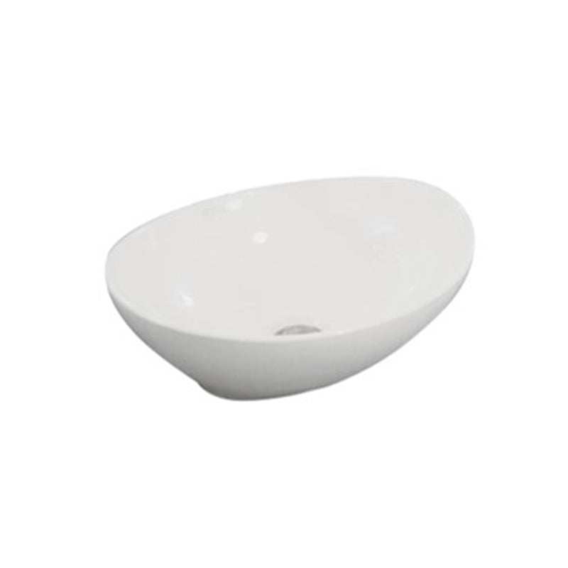 Above Counter Basin Boat Gloss White 400x330x145mm