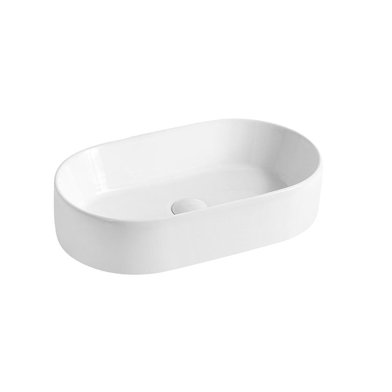 Above Counter Basin Oval Matte White 525x300x115mm