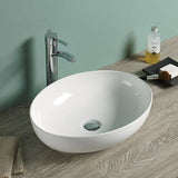Above Counter Basin Boat Gloss White 520x395x130mm